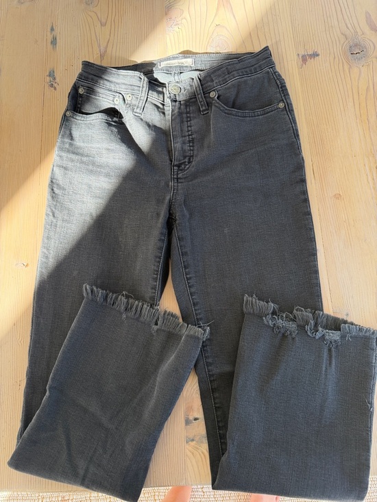 Madewell Denim - Madewell Gray Cropped Cali Demi-Boot Jeans